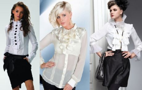 Collar - jabot at frills